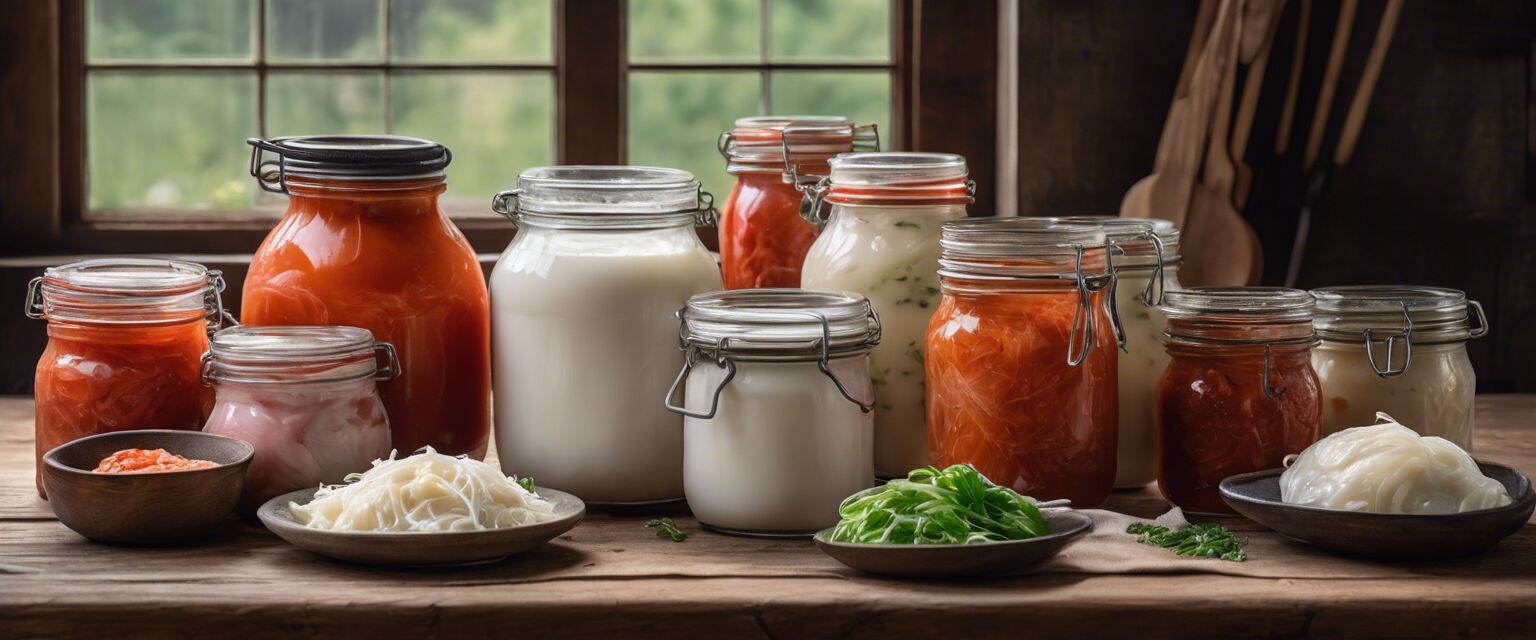 Fermented foods rich in probiotics